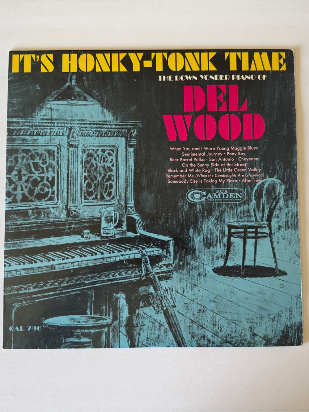 Any 3 for $50-It’s Honky-Tonk Time- The Down Yonder Piano of Del Wood. Vinyl